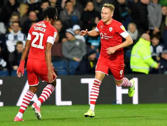 Cauley Woodrow, pictured scoring at West Brom. PICTURE: PA.
