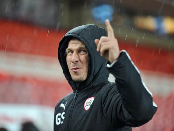 Barnsley FC head coach Gerhard Struber before the game at Middlesbrough. PICTURE: TONY JOHNSON