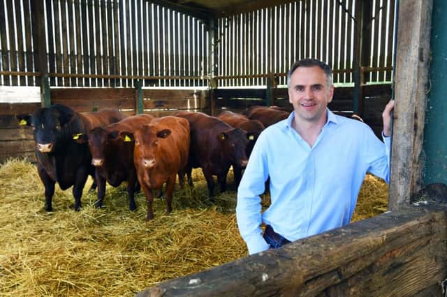 Andrew Loftus is an NFU representative on cattle and also has cattle on his farm at Grewelthorpe, near Ripon.

Picture Jonathan Gawthorpe