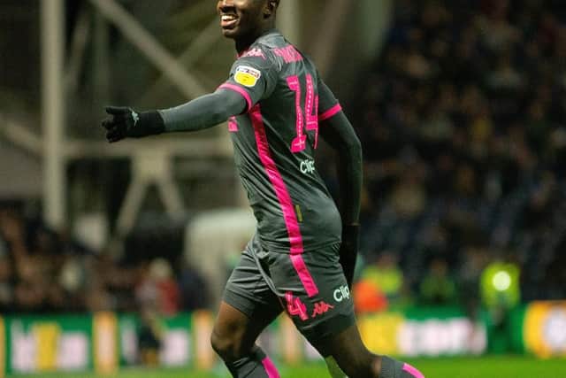 Eddie Nketiah is on a season-long loan at Leeds United from Arsenal