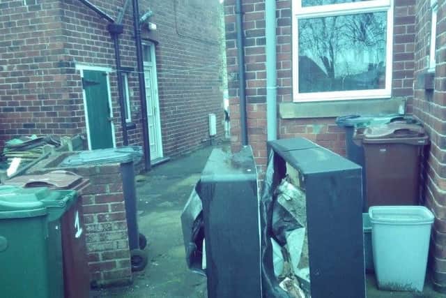 James Upton, 24, with the help of his friend Kieron Yates, 19, would approach houses in the Barnsley area of South Yorkshire uninvited and intimidate vulnerable residents into paying them for removing waste, which was then dumped illegally.