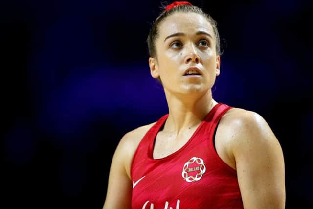 England's Natalie Panagarry during the Netball World Cup match at the M&S Bank Arena, Liverpool. (Picture: PA0