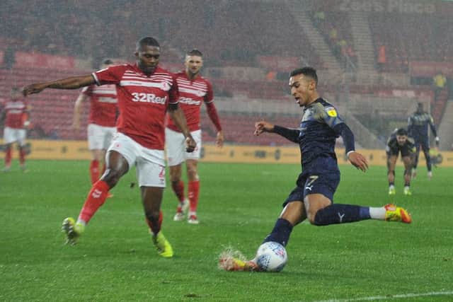 Barnsley' Jacob Brown against Middlesbrough (Picture: Tony Johnson)