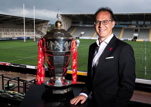 Jon Dutton is aiming to deliver the 'biggest and best-ever' Rugby League World Cup in 2021. PIC: Alex Whitehead/SWpix.com.