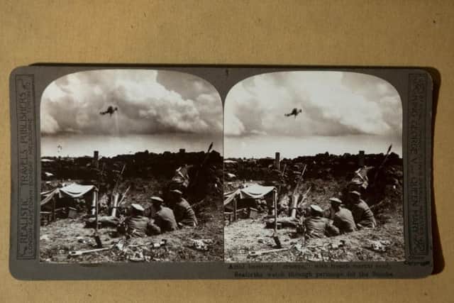 Original First World War stereogram photographs from the Leeds City Museum collection. 
Picture: Tony Johnson