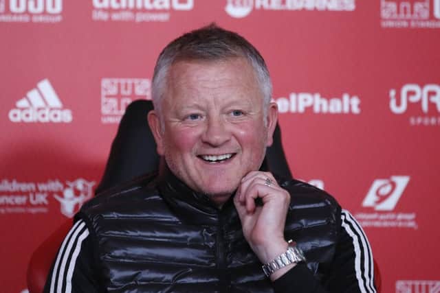 Chris Wilder manager of Sheffield United (Picture: Simon Bellis/Sportimage)