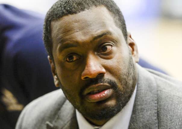 Sheffield Sharks coach Atiba Lyons on the sidelines (Picture: Dean Atkins)