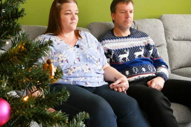 Crystal and Richard Wood, from Rotherham, are fronting a Christmas appeal from Brain Tumour Research as they hope to fund research after the loss of their son Aaron.