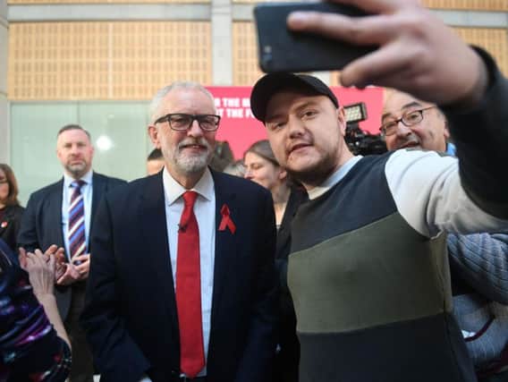 Labour leader Jeremy Corbyn was in York today for a speech about foreign policy and international relations