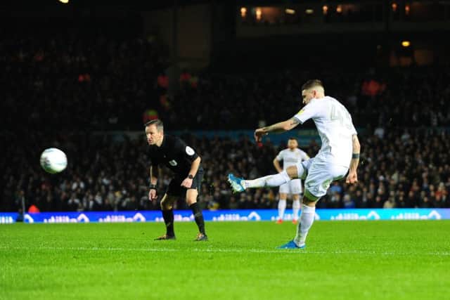 Leeds United's Mateusz Klich scores his second goal against Middlesbrough. (Picture: Simon Hulme)
