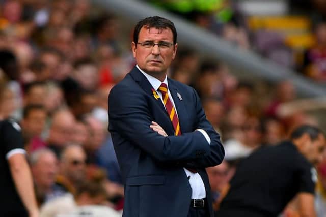 FRUSTRATION: Bradford City manager, Gary Bowyer.  Picture James Hardisty.