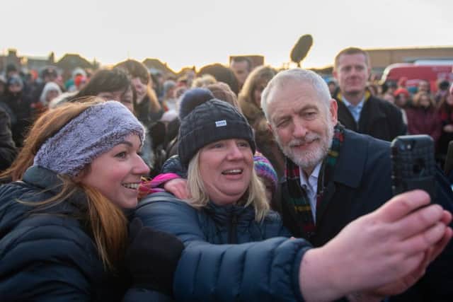 Jeremy Corbyn was campaigning in Whitby at the weekend.