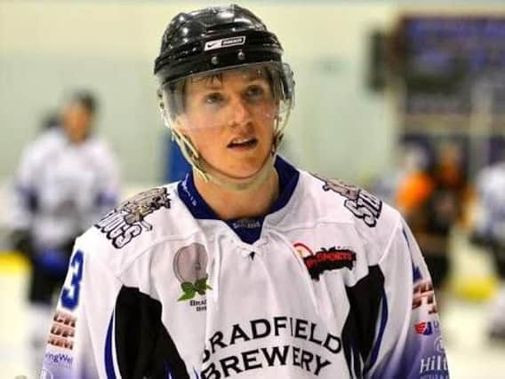 HERO STATUS: Craig Elliott struck an overtime winner with his second goal of the night to earn Sheffield Steeldogs a 5-4 win at Bracknell on Sunday. Picture courtesy of Jake Oakley/Steeldogs Media.