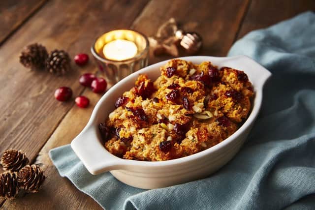 A recipe for festive stuffing features in the book.