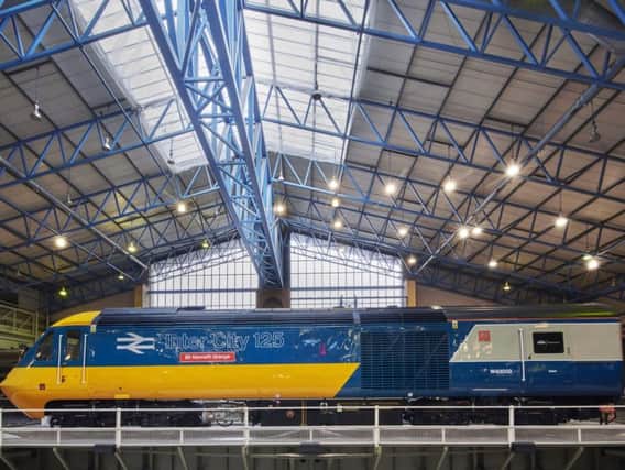 A High Speed Train in 1970s British Rail livery has already gone on display at the National Railway Museum in York - now another will go on a farewell tour of the East Coast Main Line