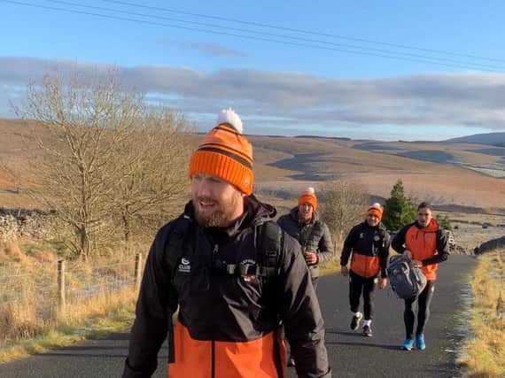Castleford Tigers' Jordan Rankin on the Three Peaks Challenge (PIC: CASTLEFORD TIGERS)