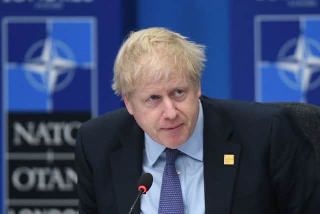 Boris Johnson headed this week's summit to mark the70th anniversary of Nato.