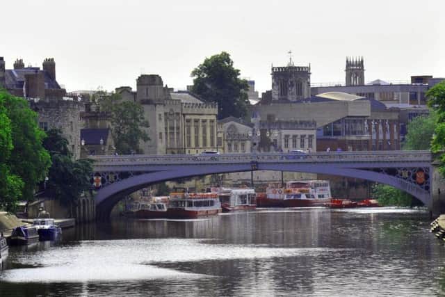 The bodies of two men have been found in a boat on the River Ouse in York. Credit: Gary Longbottom