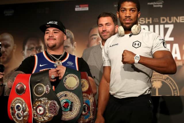 Champion Andy Ruiz Jr v Anthony Joshua.