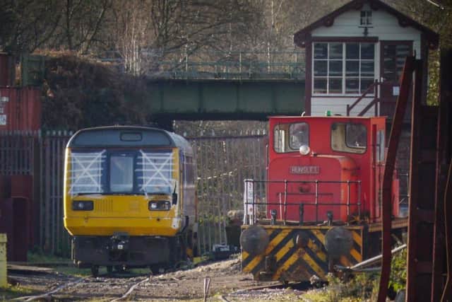 A battered Pacer in the sidings at C F Booth in Rotherham