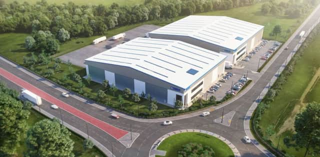 Building work has begun on two speculative industrial units close to Doncaster Sheffield Airport.