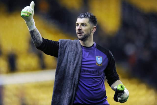 Thumbs up from Kieren Westwood at the final whistle. (Picture: Steve Ellis)