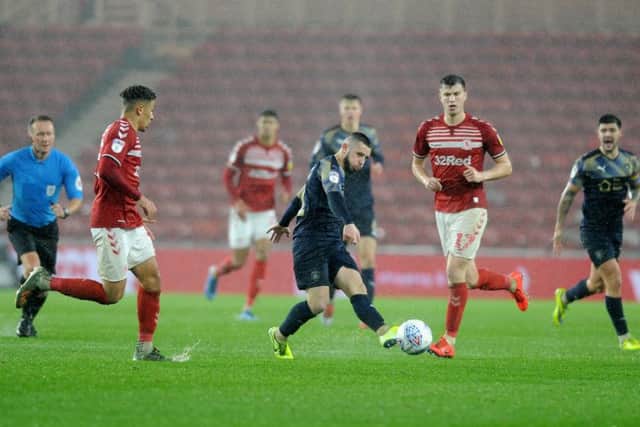 Barnsley's Conor Chaplin in possession against Middlesbrough last month (Picture: Tony Johnson)