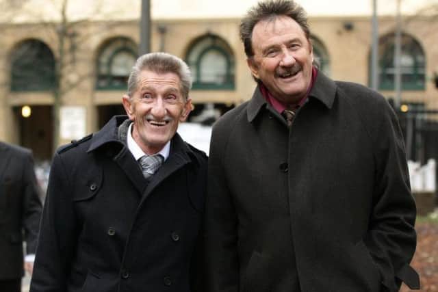 Paul Chuckle with his brother Barry who died in August, last year.