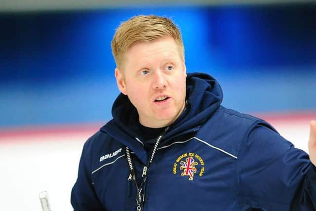 Pete Russell, GB ice hockey head coach, 2016-17  Picture: Ice Hockey UK