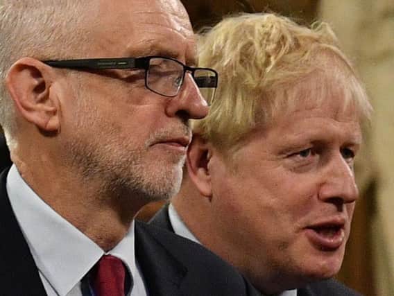 Labour leader Jeremy Corbyn and Conservative leader Boris Johnson. Photo: PA