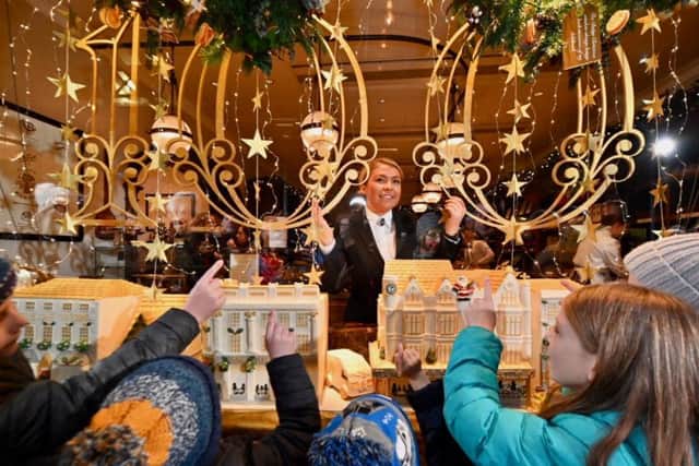 The 2019 Bettys display. - the festive window display has become hugely popular.
