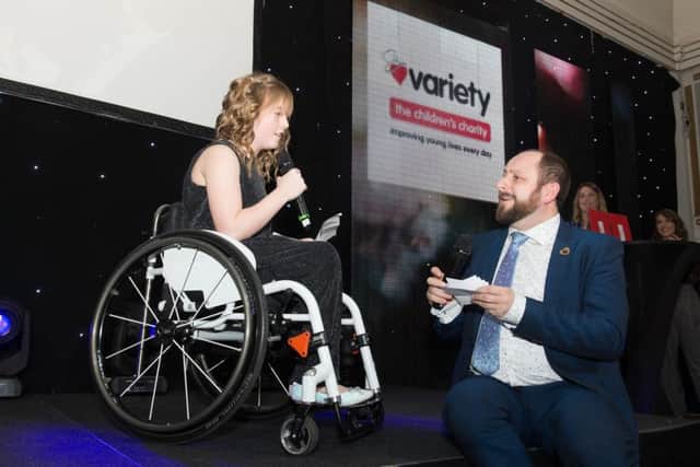 Hayley Cassin and Dave King at the Yorkshire Business Awards organised by Variety, the children's charity. Photo: Tim Hardy Photography