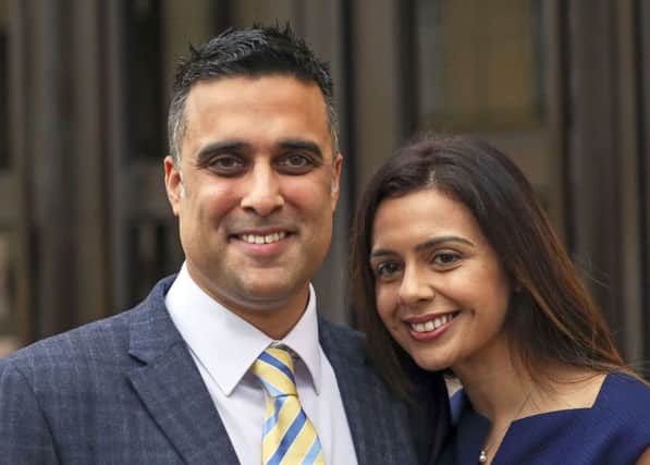 Sandeep and Reena Mande who won nearly £120,000 in damages after being discriminated against by Royal Borough of Windsor and Maidenhead Council by not being allowed to adopt.Picture: Steve Parsons/PA Wire