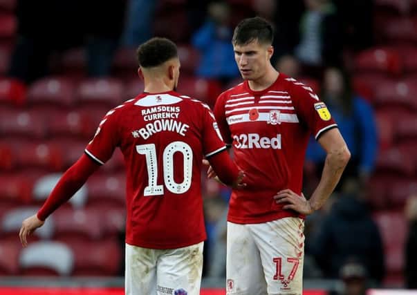 Middlesbrough's Paddy McNair, right (Picture: PA)