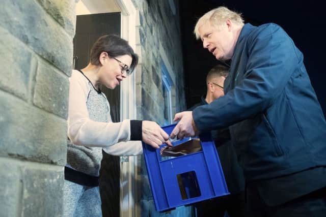 Boris Johnson preferred to deliver milk in Guiseley on the eve of the election than answer questions from some broadcasters.