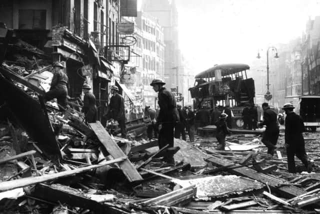 Does today's austerity compare to the suffering endured in the Blitz? Photo: William Vanderson/Fox Photos/Getty Images