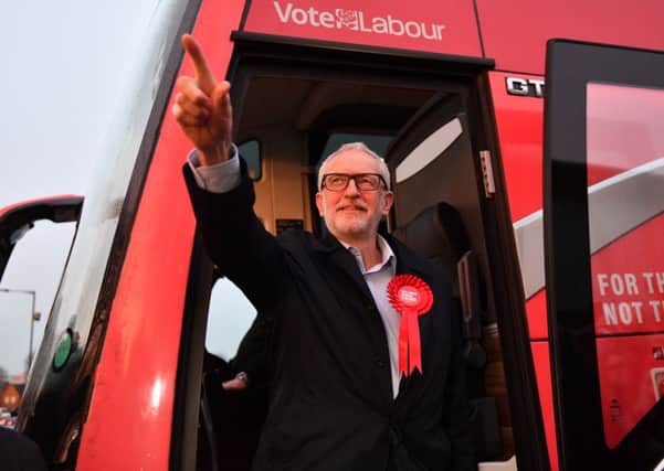 Labour leader Jeremy Corbyn was campaigning in Rother Valley on Wednesday.
