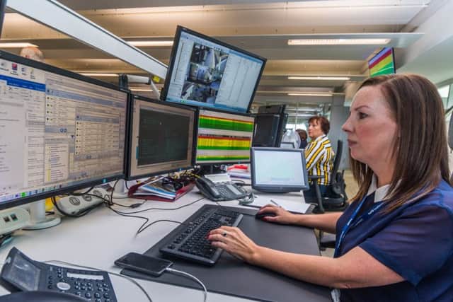 This photo shows the TransPennine Express operations room.