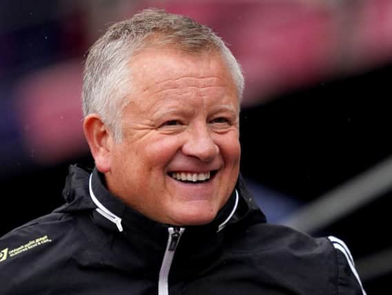 Chris Wilder has spoken about the pressures which come with managing the football club you support