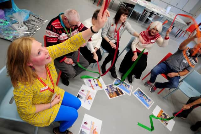 One of the dementia-friendly sessions at The Hepworth Wakefield.