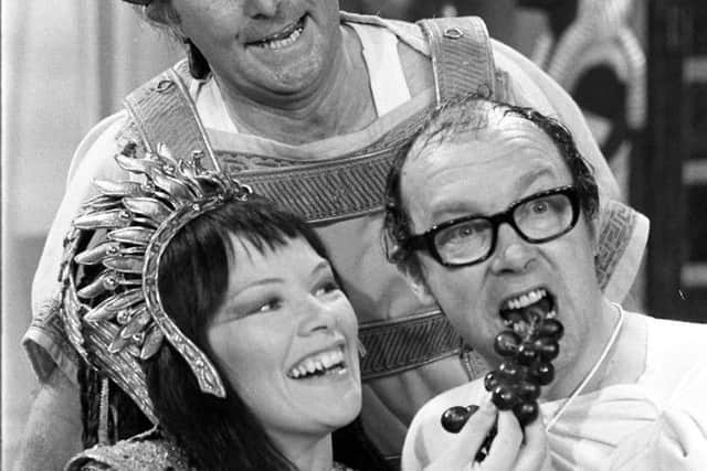 Glenda Jackson on The Morecambe & Wise Show in the 70s.