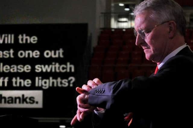 Leeds Central MP Hilary Benn at the First Direct Arena. Pic: Steve Riding