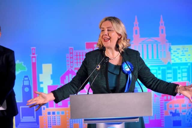 Andrea Jenkyns was returned as Morley and Outwood MP. Pic: Steve Riding