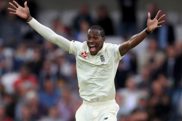 Selected for the T20 squad, England's Jofra Archer. (Picture: PA)