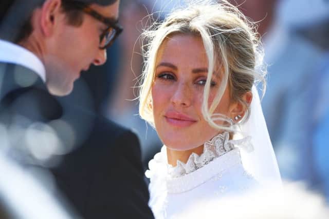 August and the Yorkshire society event of the year, Ellie Goulding and Caspar Jopling's wedding at York Minster. Picture by James Hardisty/PA Wire