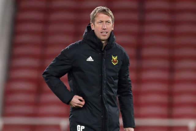 HELPING HAND: Graham Potter, pictured during his time as OStersunds FK manager. Picture: Adam Davy/PA Wire