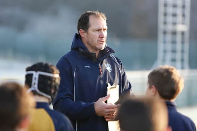 Andre Snyman coaching at Doncaster Hill House School.