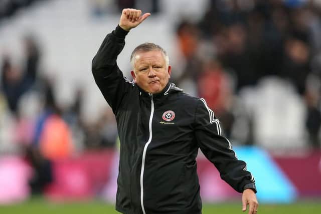 Sheffield United manager Chris Wilder. Picture: James Wilson/Sportimage