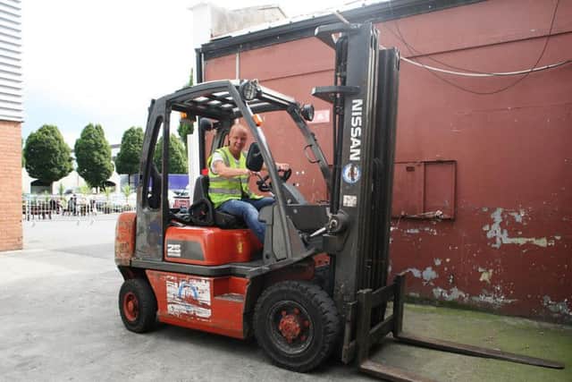 Leighton started out as a forklift truck driver.