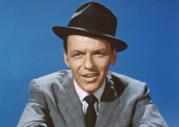 Frank Sinatra in trademark fedora